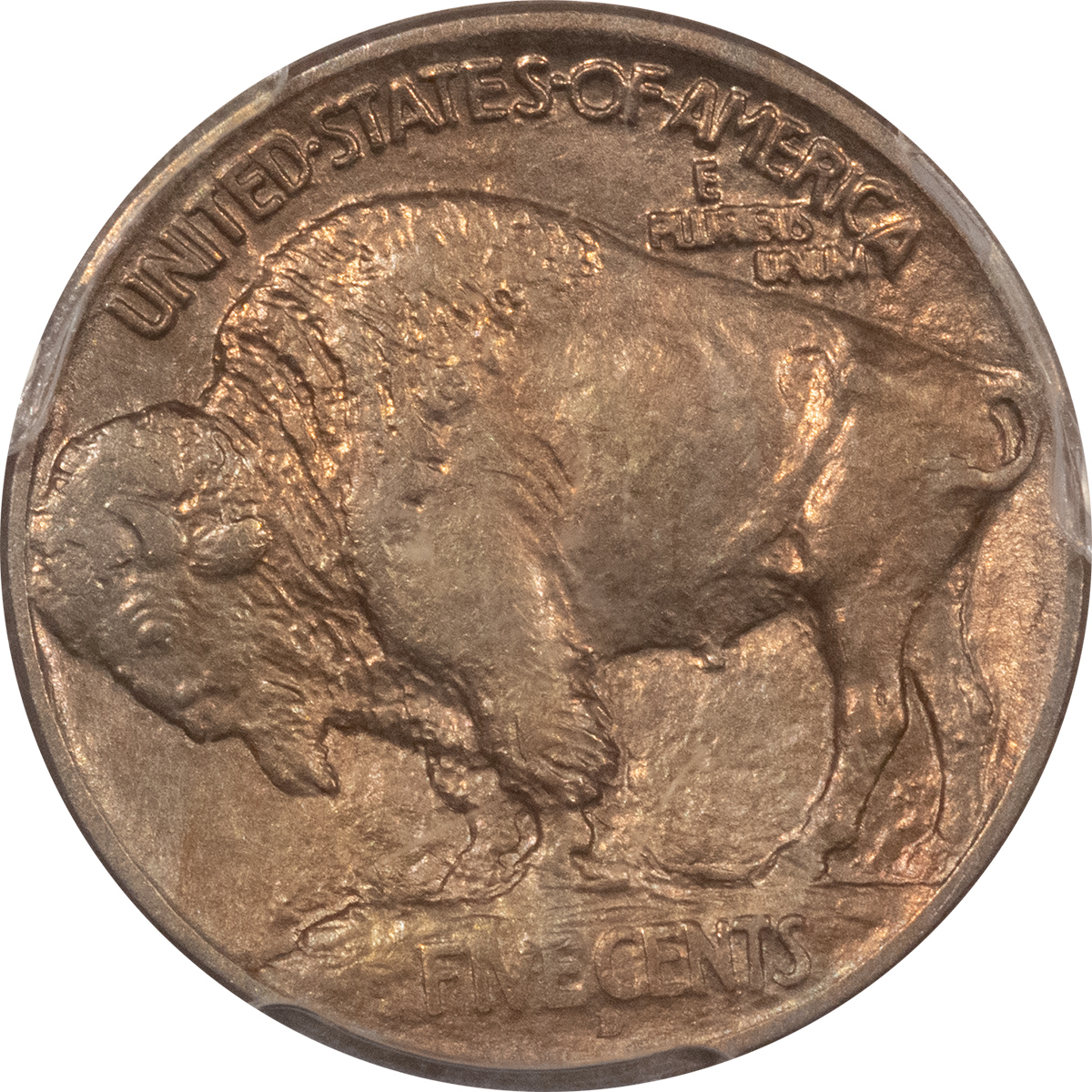 Buffalo Nickels 1913-D BUFFALO NICKEL, TYPE 1 – PCGS AU-58 Buffalo Nickels 1913-D BUFFALO NICKEL, TYPE 1 – PCGS AU-58