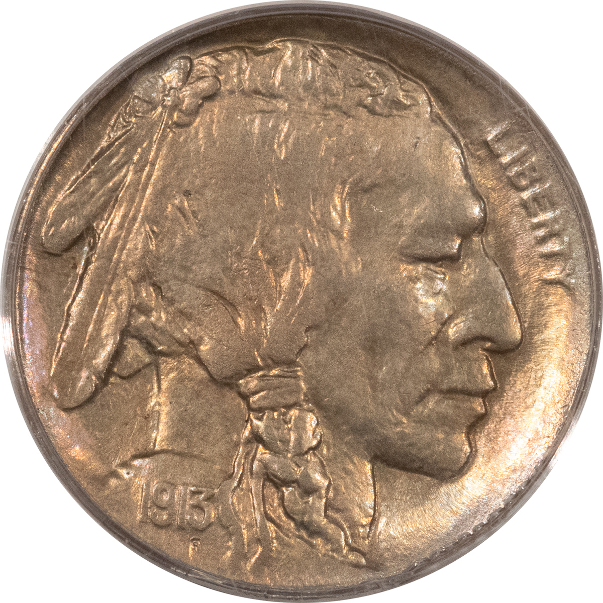 Buffalo Nickels 1913-D BUFFALO NICKEL, TYPE 1 – PCGS MS-62, OLD GREEN HOLDER & PREMIUM QUALITY! Buffalo Nickels 1913-D BUFFALO NICKEL, TYPE 1 – PCGS MS-62, OLD GREEN HOLDER & PREMIUM QUALITY!