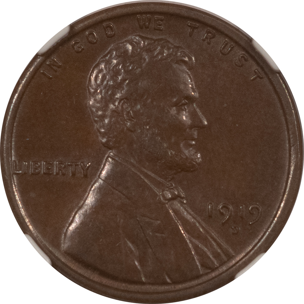 Lincoln Cents (Wheat) 1919-D LINCOLN CENT – NGC MS-62 BN Lincoln Cents (Wheat) 1919-D LINCOLN CENT – NGC MS-62 BN