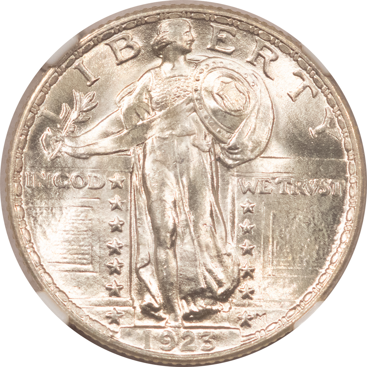 CAC Approved Coins 1923 STANDING LIBERTY QUARTER – NGC MS-67, BLAZING WHITE, SUPERB! CAC APPROVED! CAC Approved Coins 1923 STANDING LIBERTY QUARTER – NGC MS-67, BLAZING WHITE, SUPERB! CAC APPROVED!