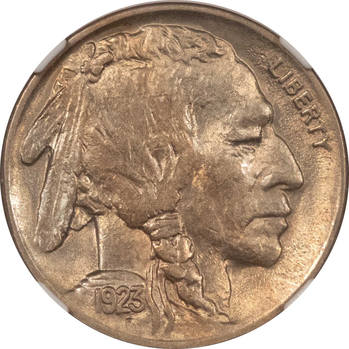 Buffalo Nickels 1923 BUFFALO NICKEL – NGC AU-58 Buffalo Nickels 1923 BUFFALO NICKEL – NGC AU-58