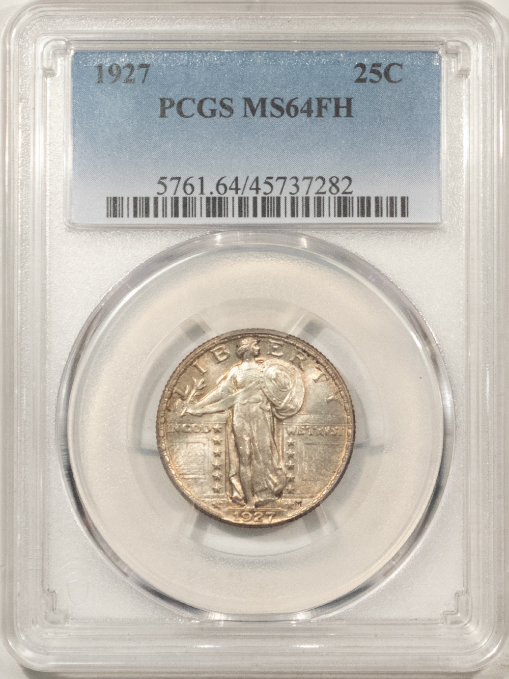 New Certified Coins 1927 STANDING LIBERTY QUARTER – PCGS MS-64 FH LOOKS GEM, FRESH! PREMIUM QUALITY! New Certified Coins 1927 STANDING LIBERTY QUARTER – PCGS MS-64 FH LOOKS GEM, FRESH! PREMIUM QUALITY!