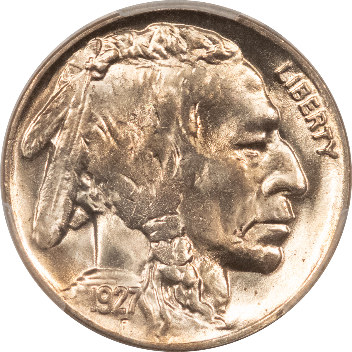 Buffalo Nickels 1927 BUFFALO NICKEL – PCGS MS-65, BLAZING GEM! Buffalo Nickels 1927 BUFFALO NICKEL – PCGS MS-65, BLAZING GEM!