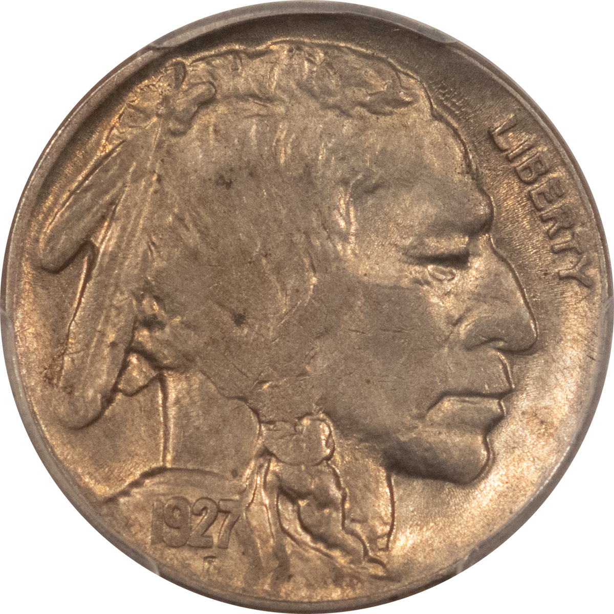 Buffalo Nickels 1927-D BUFFALO NICKEL – PCGS AU-58 Buffalo Nickels 1927-D BUFFALO NICKEL – PCGS AU-58