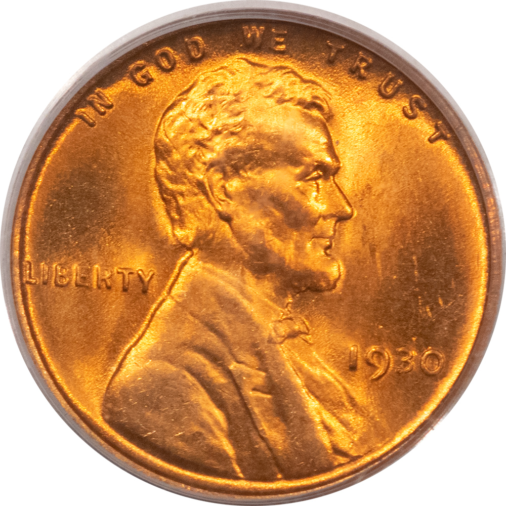 Lincoln Cents (Wheat) 1930 LINCOLN CENT – PCGS MS-65 RD, BLAZING RED GEM! Lincoln Cents (Wheat) 1930 LINCOLN CENT – PCGS MS-65 RD, BLAZING RED GEM!