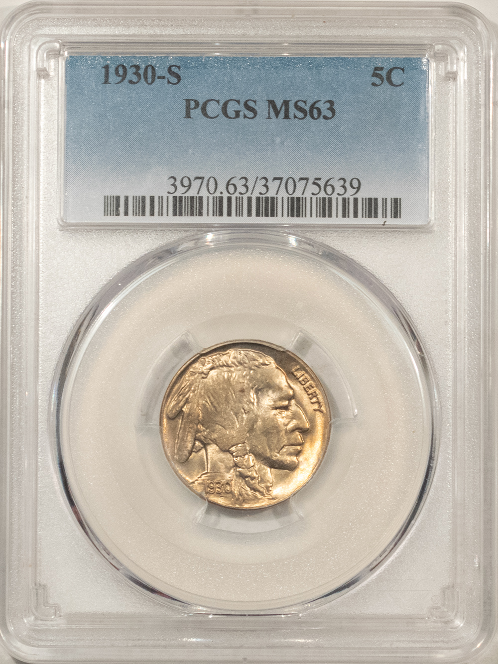 Buffalo Nickels 1930-S BUFFALO NICKEL – PCGS MS-63 Buffalo Nickels 1930-S BUFFALO NICKEL – PCGS MS-63