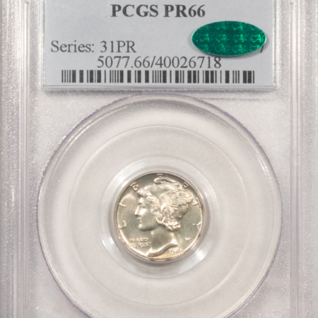 CAC Approved Coins 1942 PROOF MERCURY DIME – PCGS PR-66, 67 QUALITY! PREMIUM QUALITY! CAC APPROVED!