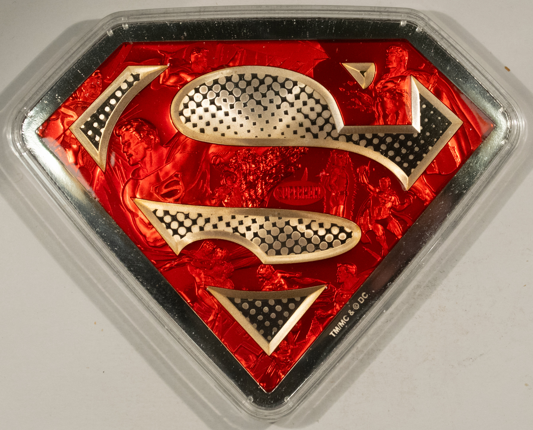 Bullion 2017 $100 CANADA 10 OZ .9999 SILVER DC COMICS, SUPERMAN’S SHIELD COLORIZED, RARE Bullion 2017 $100 CANADA 10 OZ .9999 SILVER DC COMICS, SUPERMAN’S SHIELD COLORIZED, RARE