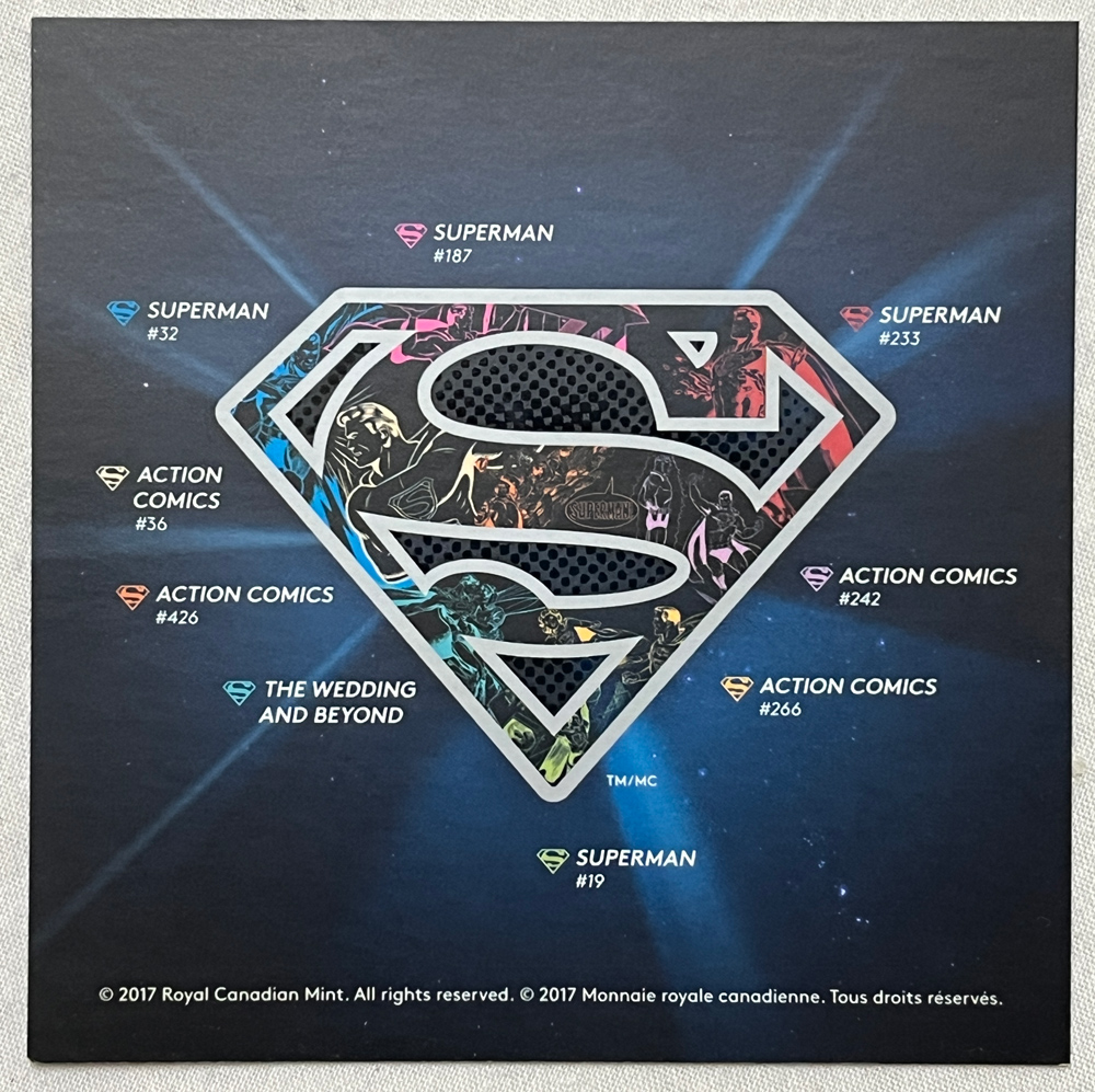 Bullion 2017 $100 CANADA 10 OZ .9999 SILVER DC COMICS, SUPERMAN’S SHIELD COLORIZED, RARE Bullion 2017 $100 CANADA 10 OZ .9999 SILVER DC COMICS, SUPERMAN’S SHIELD COLORIZED, RARE