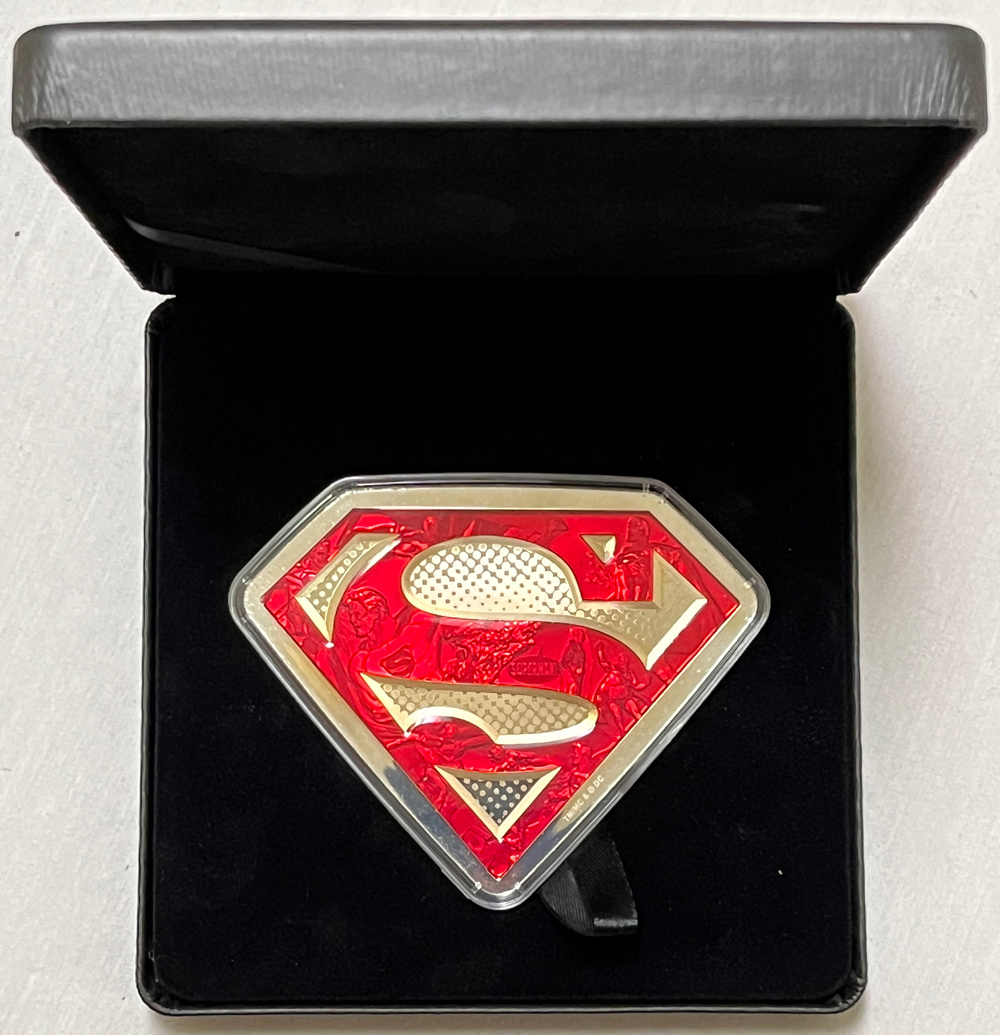 Bullion 2017 $100 CANADA 10 OZ .9999 SILVER DC COMICS, SUPERMAN’S SHIELD COLORIZED, RARE Bullion 2017 $100 CANADA 10 OZ .9999 SILVER DC COMICS, SUPERMAN’S SHIELD COLORIZED, RARE