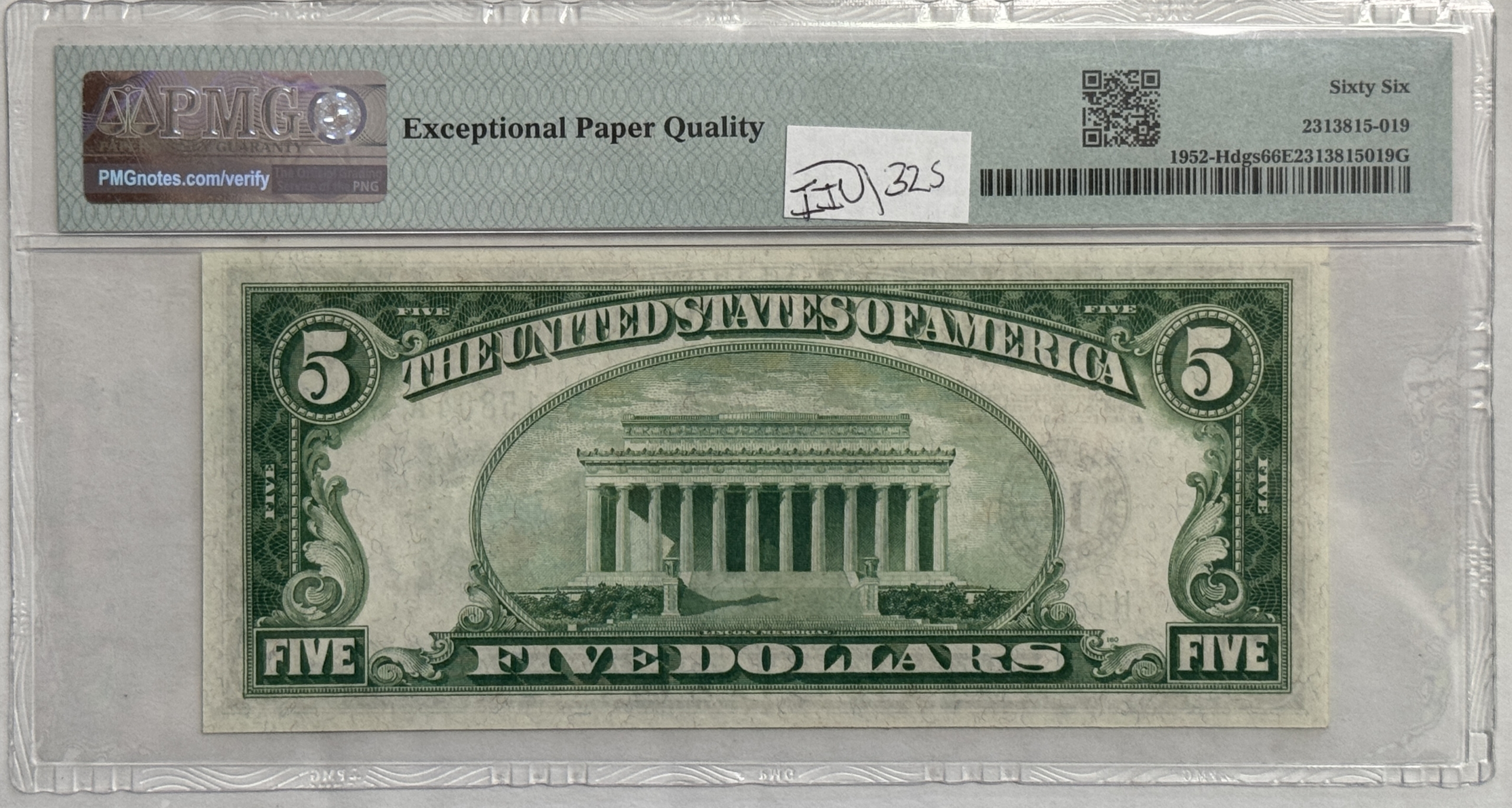 New Store Items 1928-B $5 FEDERAL RESERVE NOTE, H-ST. LOUIS, FR #1952H PMG GEM UNC 66 EPQ NICE! New Store Items 1928-B $5 FEDERAL RESERVE NOTE, H-ST. LOUIS, FR #1952H PMG GEM UNC 66 EPQ NICE!
