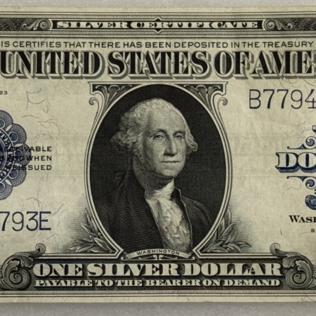 Large Silver Certificates 1923 $1 SILVER CERTIFICATE FR-238 WOODS/WHITE NICE ORIGINAL VIRTUALLY EXTRA FINE