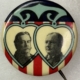 Political 1912 WILLIAM H TAFT – 1 1/4″ SEPIA BRASS FRAME CELLO CAMPAIGN BUTTON – NR MINT!