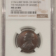 Exonumia 1811 G BRITAIN HISTORICAL BRONZE MEDAL BHM-718 BATTLE OF ALBUERA – NGC MS-64 BN!