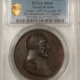 Exonumia 1842 GREAT BRITAIN HALFPENNY TOKEN DAVIS821 DW-17 PCGS MS-64 RB SIR GEO CHETWYND Exonumia 1842 GREAT BRITAIN HALFPENNY TOKEN DAVIS821 DW-17 PCGS MS-64 RB SIR GEO CHETWYND