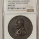 Exonumia 1820 G BRIT HISTORICAL MEDAL BHM-1057 BRONZE, SIR THOMAS PICTON #19 NGC MS-63 BN