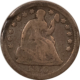 Half Dimes 1844 1844-O LIBERTY SEATED HALF DIMES LOT/2 – LOWER MINTAGE DATES! CIRC W/ISSUES