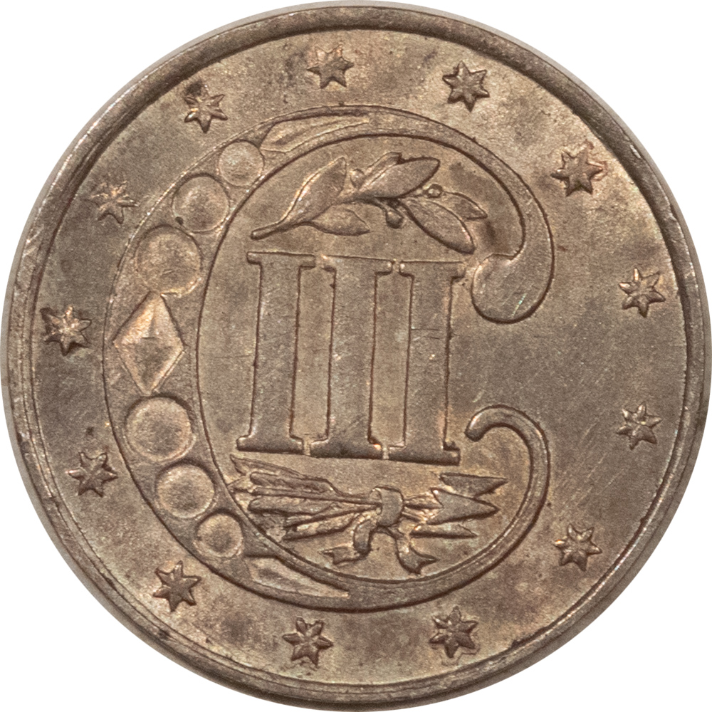 New Store Items 1858 THREE CENT SILVER – HIGH GRADE, VIRTUALLY UNCIRCULATED, LIGHT SCRATCHES! New Store Items 1858 THREE CENT SILVER – HIGH GRADE, VIRTUALLY UNCIRCULATED, LIGHT SCRATCHES!