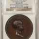 Exonumia UNDATED MAJOR GENERAL JESSE L. RENO AWARD MEDAL, 34mm BRONZE, NGC MS-64 BN! Exonumia UNDATED MAJOR GENERAL JESSE L. RENO AWARD MEDAL, 34mm BRONZE, NGC MS-64 BN!