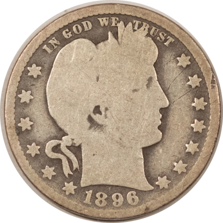 Barber Quarters 1896-O BARBER QUARTER – PLEASING CIRCULATED EXAMPLE!