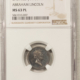 Exonumia UNDATED J-PR-38 AR 19MM ABRAHAM-LINCOLN MEDAL – NGC MS-63 PL