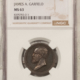 Exonumia c.1859 GW-230 GEORGE WASHINGTON FC KEY 3RD OBVERSE MEDAL WHITE METAL NGC MS62 PL Exonumia c.1859 GW-230 GEORGE WASHINGTON FC KEY 3RD OBVERSE MEDAL WHITE METAL NGC MS62 PL