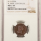 Exonumia 1859-DATED J-MT-22 AE 21MM COMMENCEMENT OF CABINET MEDAL WASHINGTON NGC MS-66 BN