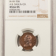 Exonumia (c.1860) GW-28 GEORGE WASHINGTON BRASS WILLIAM IDLER STORE CARD MEDAL PCGS MS-63