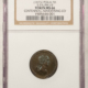 Exonumia c.1875 GW-857 WASHINGTON WM IF WOOD ASSUMED COMMAND RESIGNED MEDAL NGC MS-65 DPL