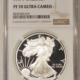 American Silver Eagles 2005-W PROOF $1 AMERICAN SILVER EAGLE, 1 OZ .999 – NGC PF-70 ULTRA CAMEO American Silver Eagles 2005-W PROOF $1 AMERICAN SILVER EAGLE, 1 OZ .999 – NGC PF-70 ULTRA CAMEO
