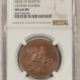 Exonumia 1859 NEW YORK NY M-NY-762A, AB SAGE & CO MEDAL, WASHINGTON BUST – NGC MS-65 RB