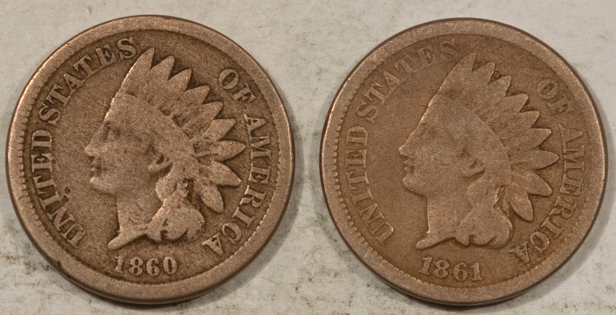 Indian 1860 1861 INDIAN CENT LOT- PLEASING CIRCULATED EXAMPLES! Indian 1860 1861 INDIAN CENT LOT- PLEASING CIRCULATED EXAMPLES!