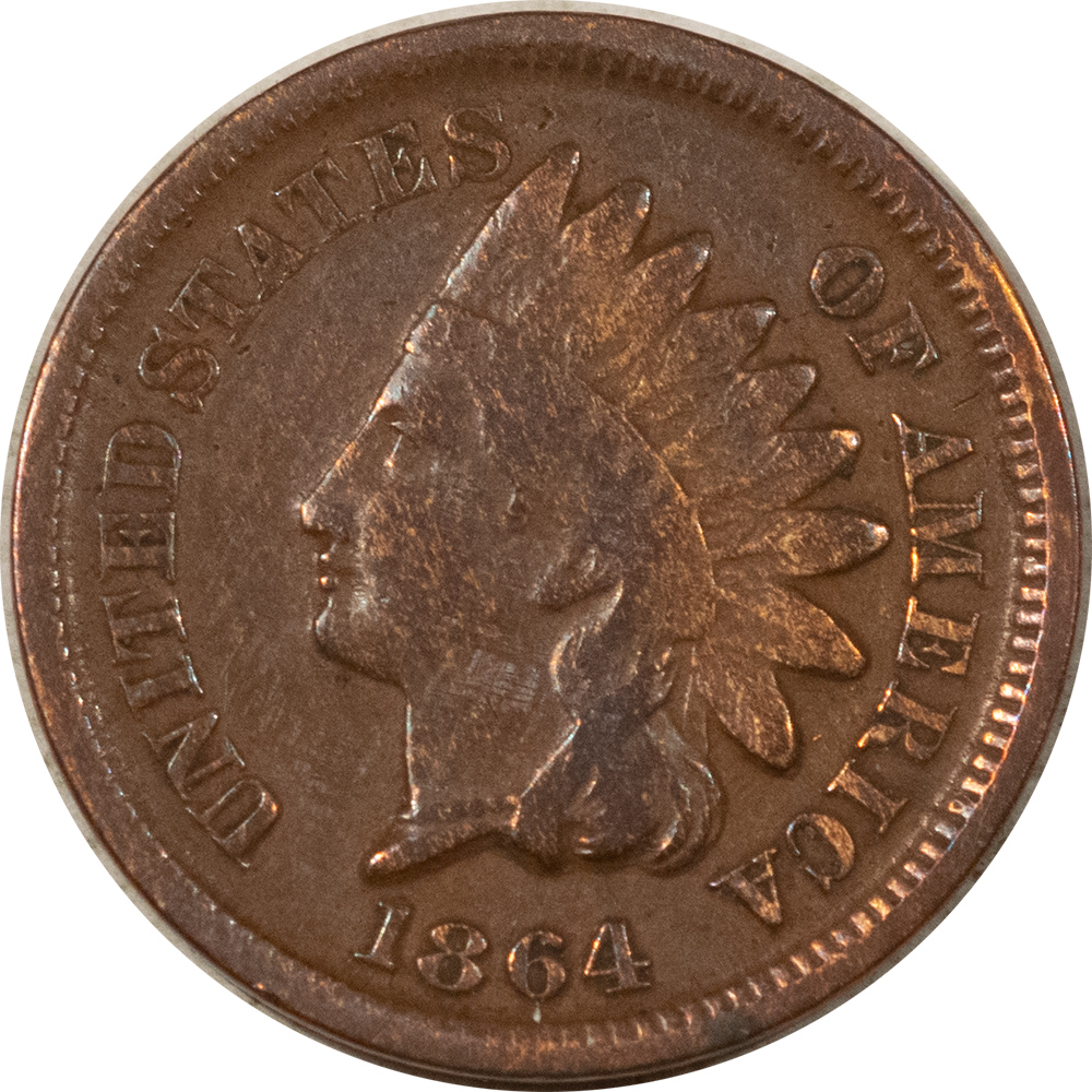 Indian 1864 BRONZE INDIAN CENT – PLEASING CIRCULATED EXAMPLE! Indian 1864 BRONZE INDIAN CENT – PLEASING CIRCULATED EXAMPLE!