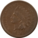 Indian 1873 OPEN INDIAN CENT – CIRCULATED!