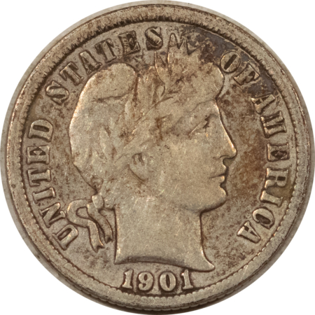 Barber Dimes 1901-O BARBER DIME – HIGH GRADE CIRCULATED EXAMPLE!
