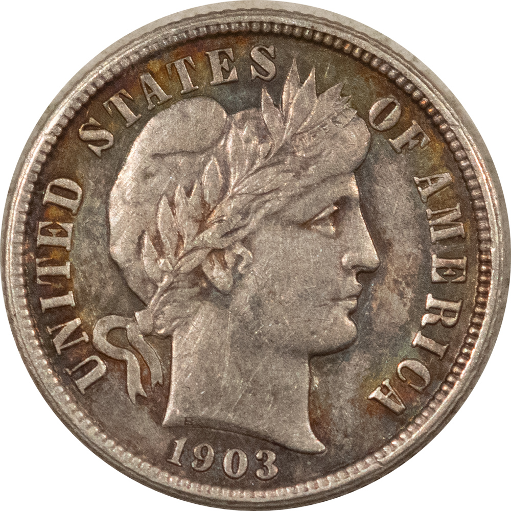 Barber Dimes 1903 BARBER DIME – HIGH GRADE EXAMPLE! Barber Dimes 1903 BARBER DIME – HIGH GRADE EXAMPLE!
