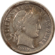 Barber Dimes 1909 BARBER DIME – AU+ WITH OLD CLEANING!