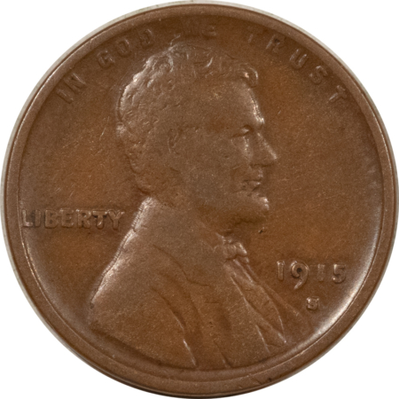 Lincoln Cents (Wheat) 1915-S LINCOLN CENT – HIGH GRADE CIRCULATED EXAMPLE!
