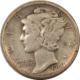 Dimes 1916 1916-S MERCURY DIME PAIR – HIGH GRADE CIRCULATED EXAMPLES!