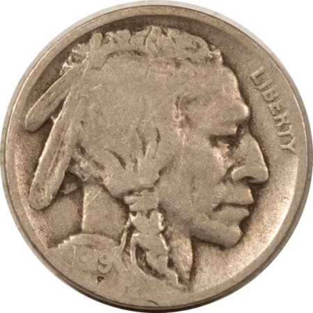Buffalo Nickels 1919-D BUFFALO NICKEL – PLEASING CIRCULATED EXAMPLE!