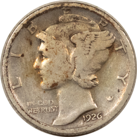 Dimes 1926-S MERCURY DIME – PLEASING CIRCULATED EXAMPLE!