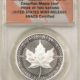 Bullion 2019 1 OZ .999 SILVER CANADIAN MAPLE LEAF PRIDE OF 2 NATIONS – ANACS PR-70 DCAM