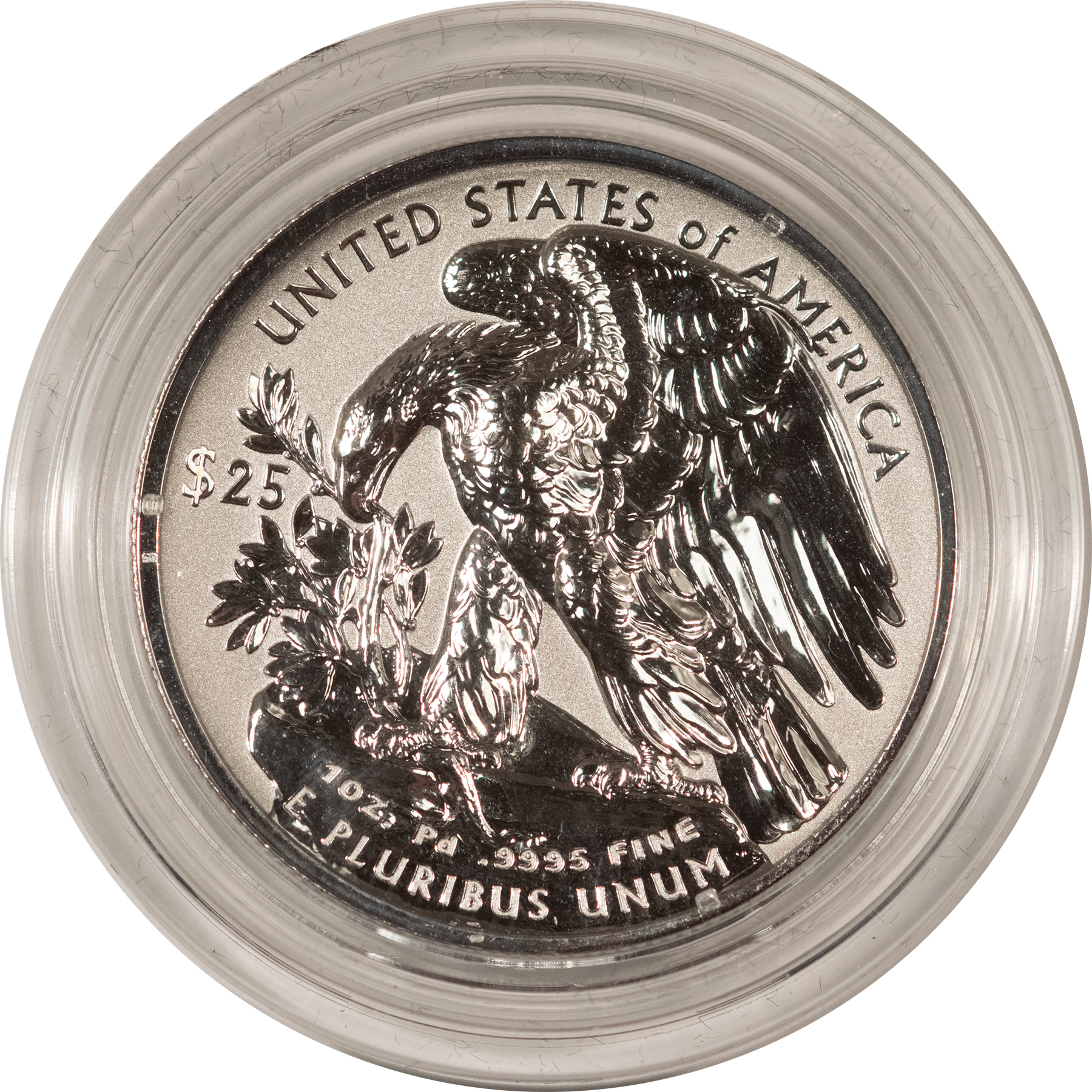 American Platinum Eagles 2019-W $25 REVERSE PROOF PALLADIUM EAGLE 1 OZ .9995 OGP W/ BOX AND COA MERCURY American Platinum Eagles 2019-W $25 REVERSE PROOF PALLADIUM EAGLE 1 OZ .9995 OGP W/ BOX AND COA MERCURY