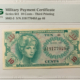 Military Payment Certificates SERIES 641 25c MPC MILITARY PAYMENT CERTIFICATE S883-3 – PMG CHOICE UNC 64 EPQ!