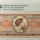 Military Payment Certificates SERIES 651 $1 MPC MILITARY PAYMENT CERTIFICATE S895-1 – PMG CHOICE UNC-64!