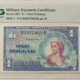 Military Payment Certificates SERIES 661 $5 MPC MILITARY PAYMENT CERTIFICATE S906-1 PMG SUPERB GEM UNC-67 EPQ!