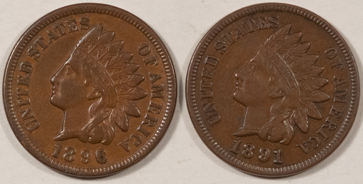 Indian 1891 1896 INDIAN CENT LOT – HIGH GRADE EXAMPLES! REALLY NICE! Indian 1891 1896 INDIAN CENT LOT – HIGH GRADE EXAMPLES! REALLY NICE!