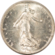 Bullion 1918 FRANCE SILVER 2 FRANCS .2685 OZ ASW KM-845.1 – PRETTY CHOICE UNCIRCULATED!