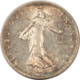 Bullion 1919 FRANCE SILVER 2 FRANCS .2685 OZ ASW KM-845.1 – ATTRACTIVE CHOICE UNCIRC!