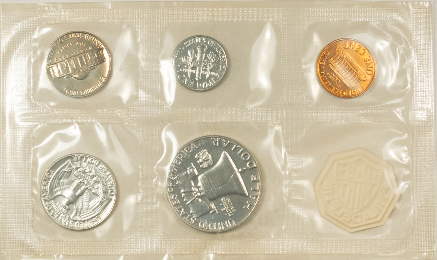 New Store Items 1961 U.S. 5 COIN SILVER PROOF SET, GEM PROOF IN ORIGINAL ENVELOPE! New Store Items 1961 U.S. 5 COIN SILVER PROOF SET, GEM PROOF IN ORIGINAL ENVELOPE!